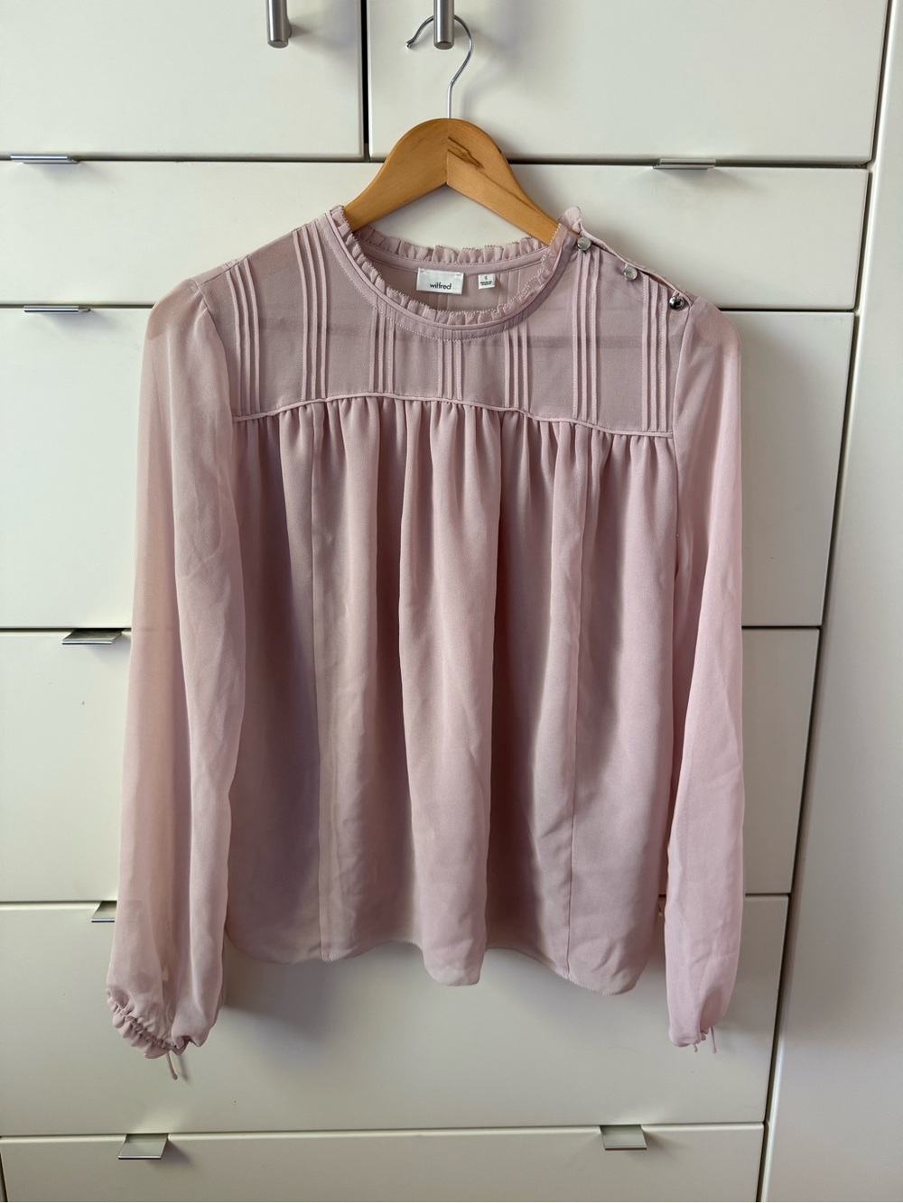 Wilfred Dusty Rose Blouse | Size Small - Picture 2 of 6